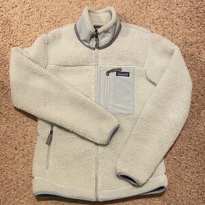Patagonia Womens S Classic Retro-X Jacket Light Grey